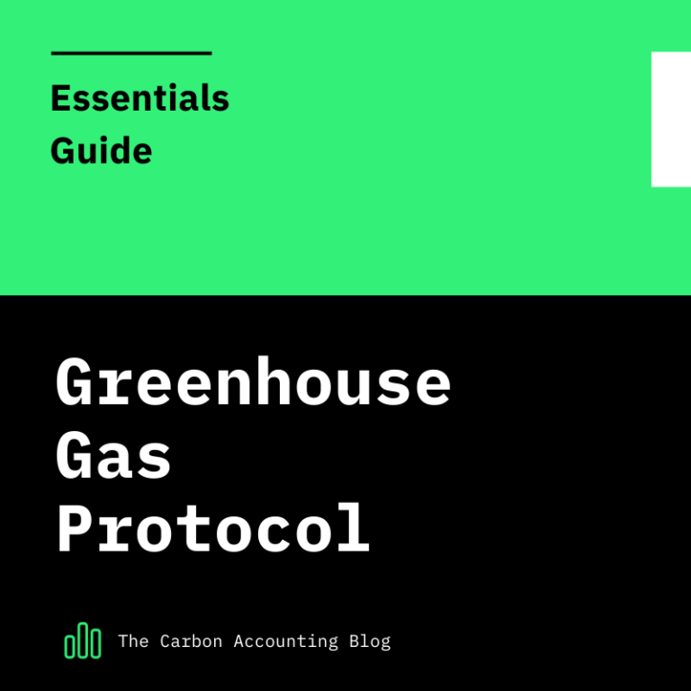 Cover image of the essentials guide for GHG Protocol
