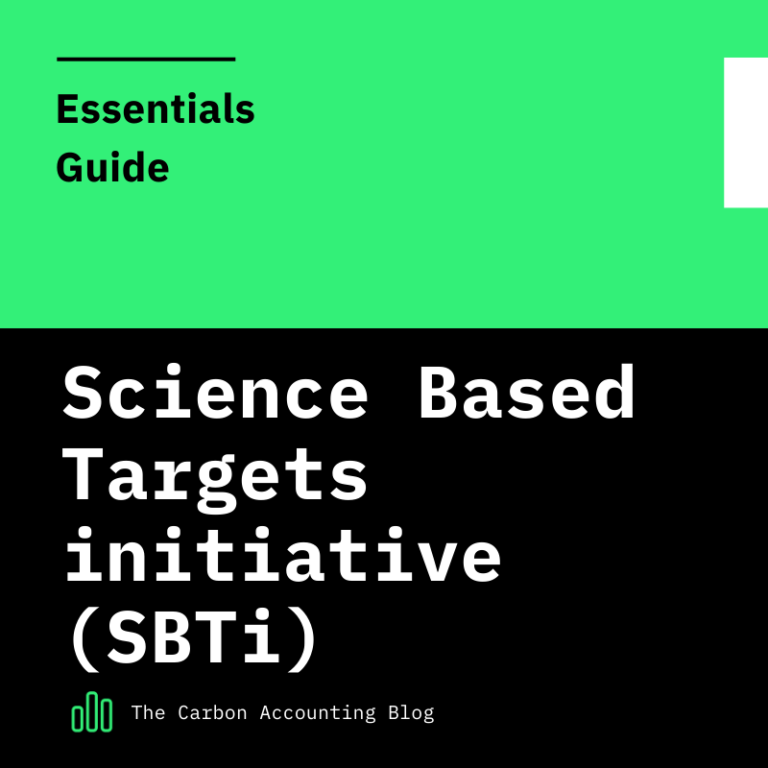 essentials guide cover with title. topic SBTi.
